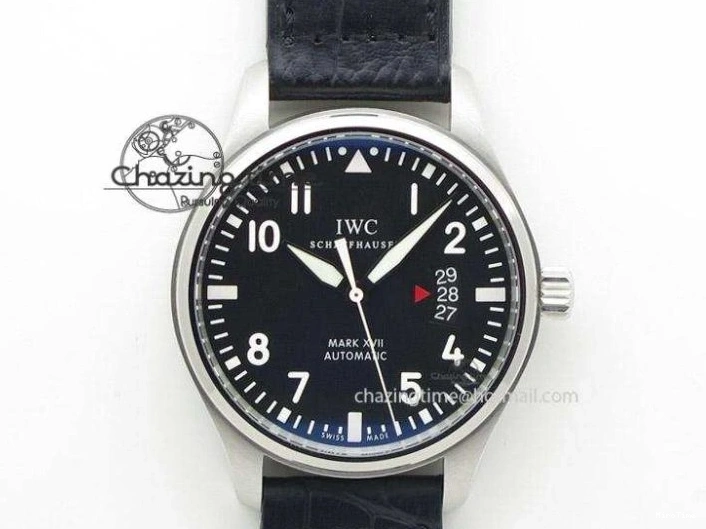 MIROTIME 0103 Pilot Chrono IW377726 ZF 1:1 Best Edition Green Dial on Brown Leather Strap A Trendsetting 7125